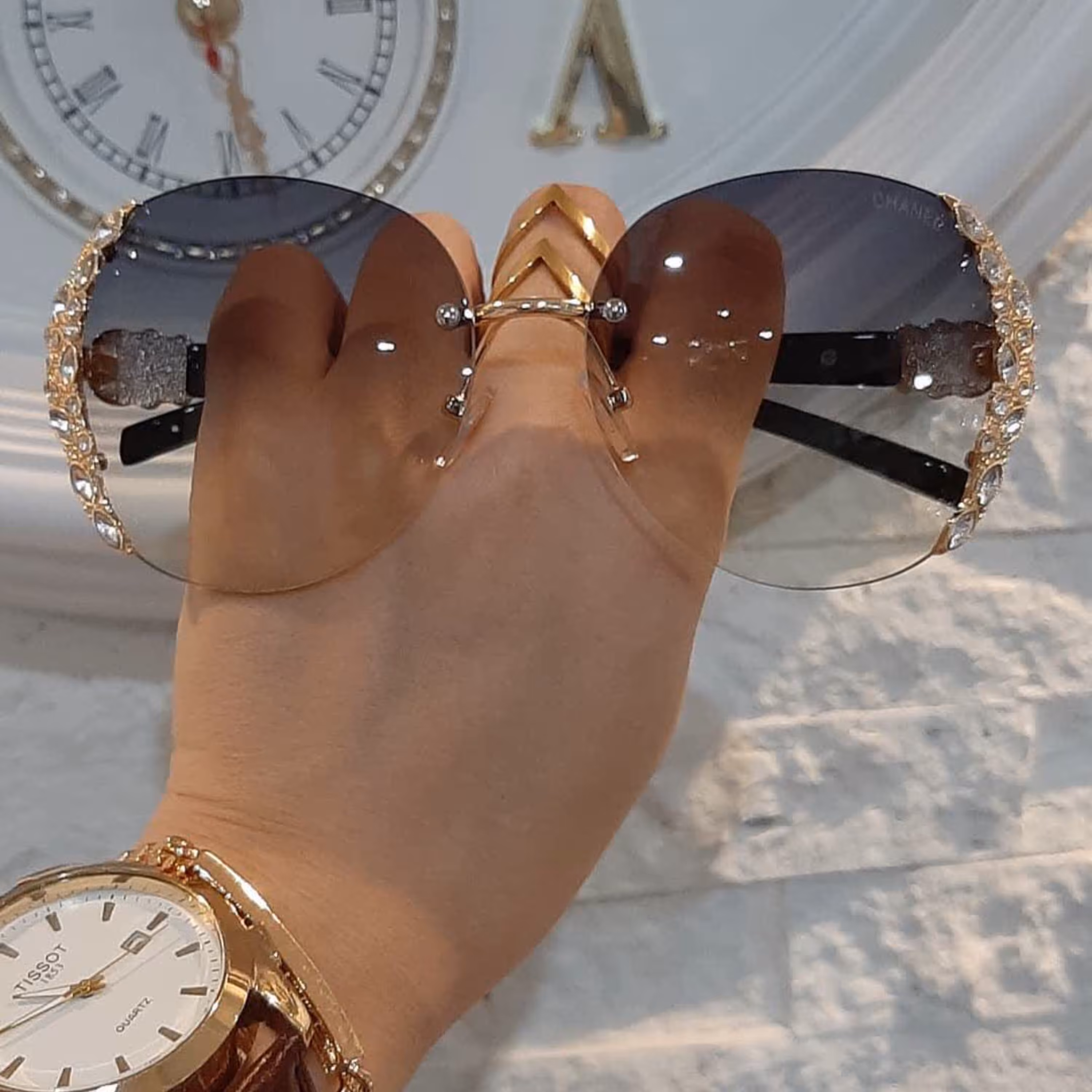 عینک آفتابی دورنگین پرفروش 