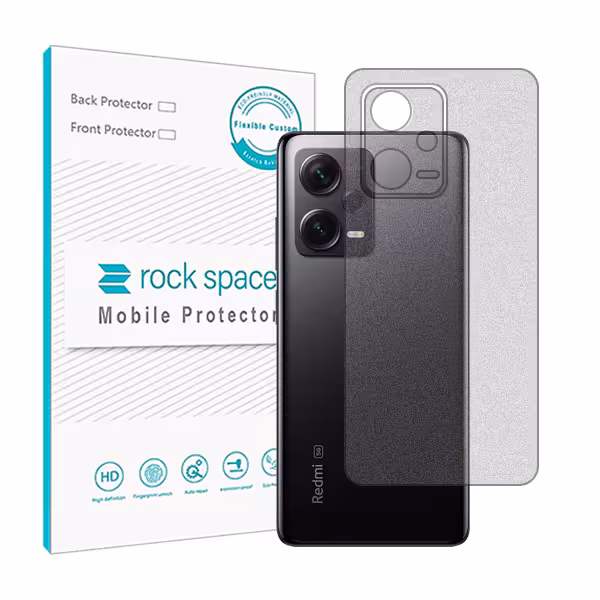 گلس محافظ پشت گوشی شیائومی Redmi Note 12 Pro Plus مدل نانو هیدروژل مات برند راک اسپیس کد 24092S
