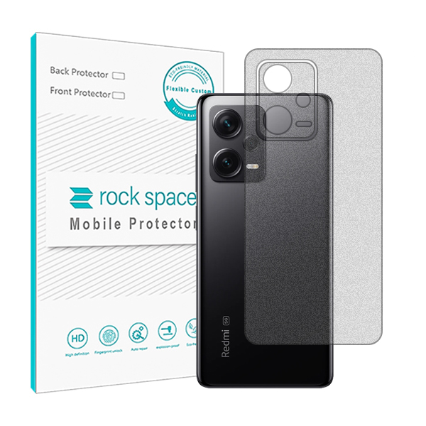 گلس محافظ پشت گوشی شیائومی Redmi Note 12 Pro Plus مدل نانو هیدروژل مات برند راک اسپیس کد 24092S