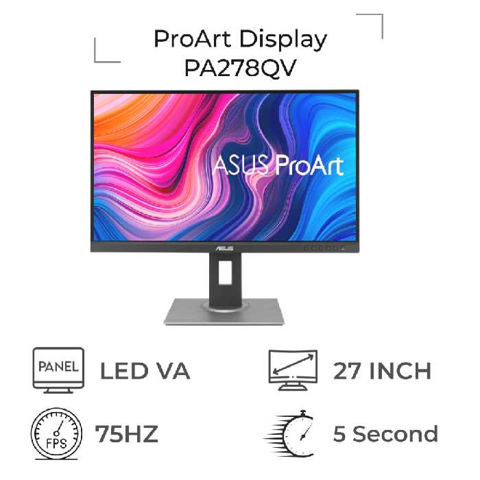 مانیتور 27 اینچ ایسوس ProArt Display PA278QV