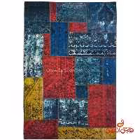 فرش دستباف کلاژ کد 5107
