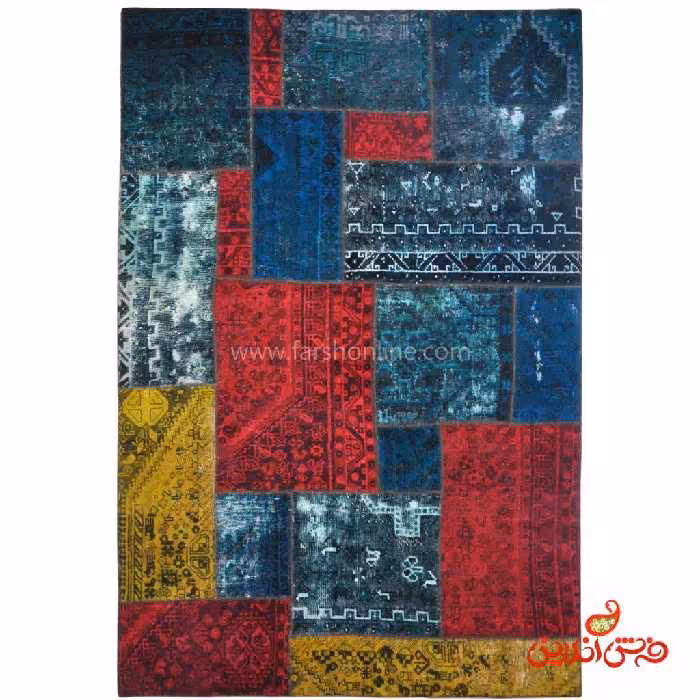 فرش دستباف کلاژ کد 5107