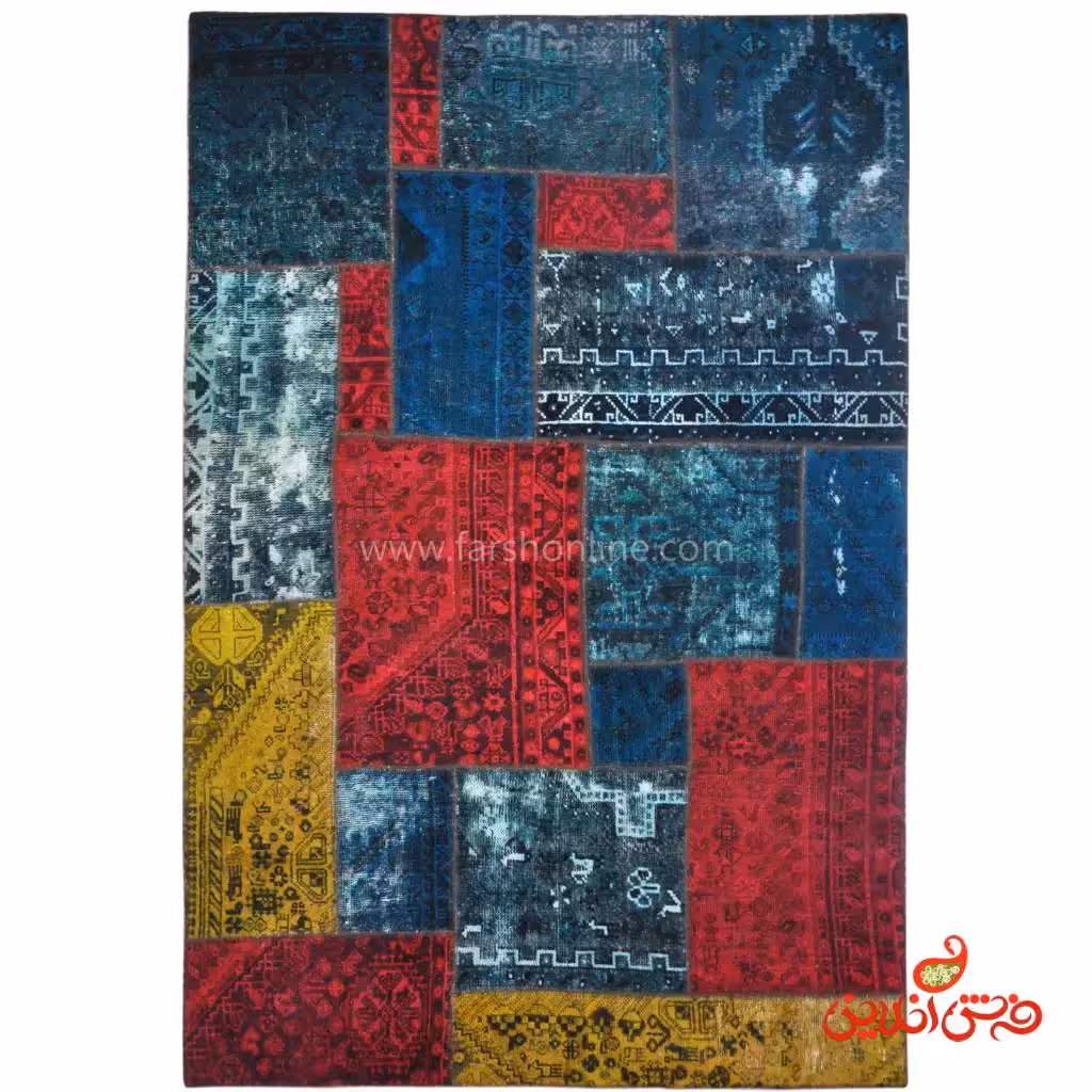 فرش دستباف کلاژ کد 5107