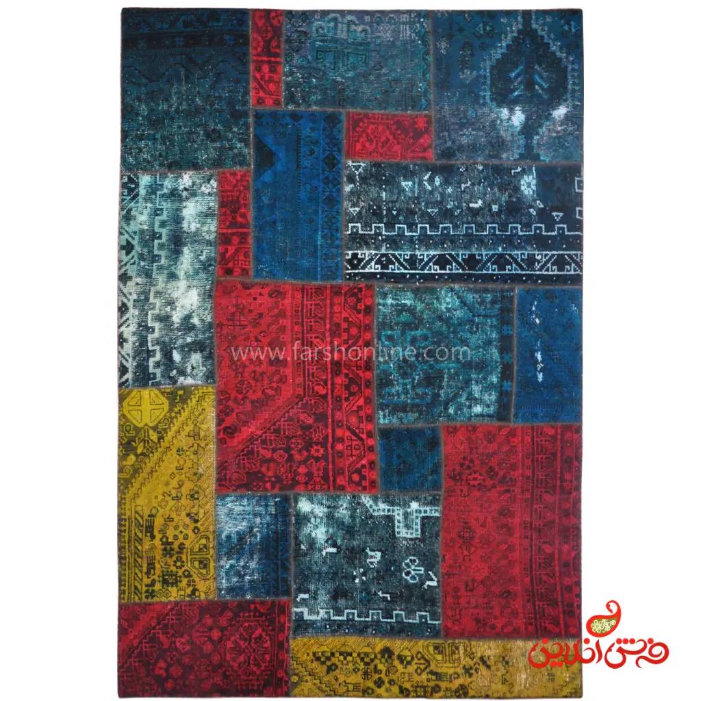 فرش دستباف کلاژ کد 5107