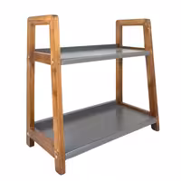 استند جا ادویه ای مدل دو طبقه چوبی کد ST13