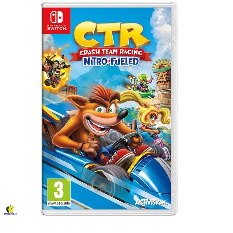 بازی کراش تیم ریسینگ نیترو  فیولد برای نینتندو سوییچ Crash Team Racing Nitro