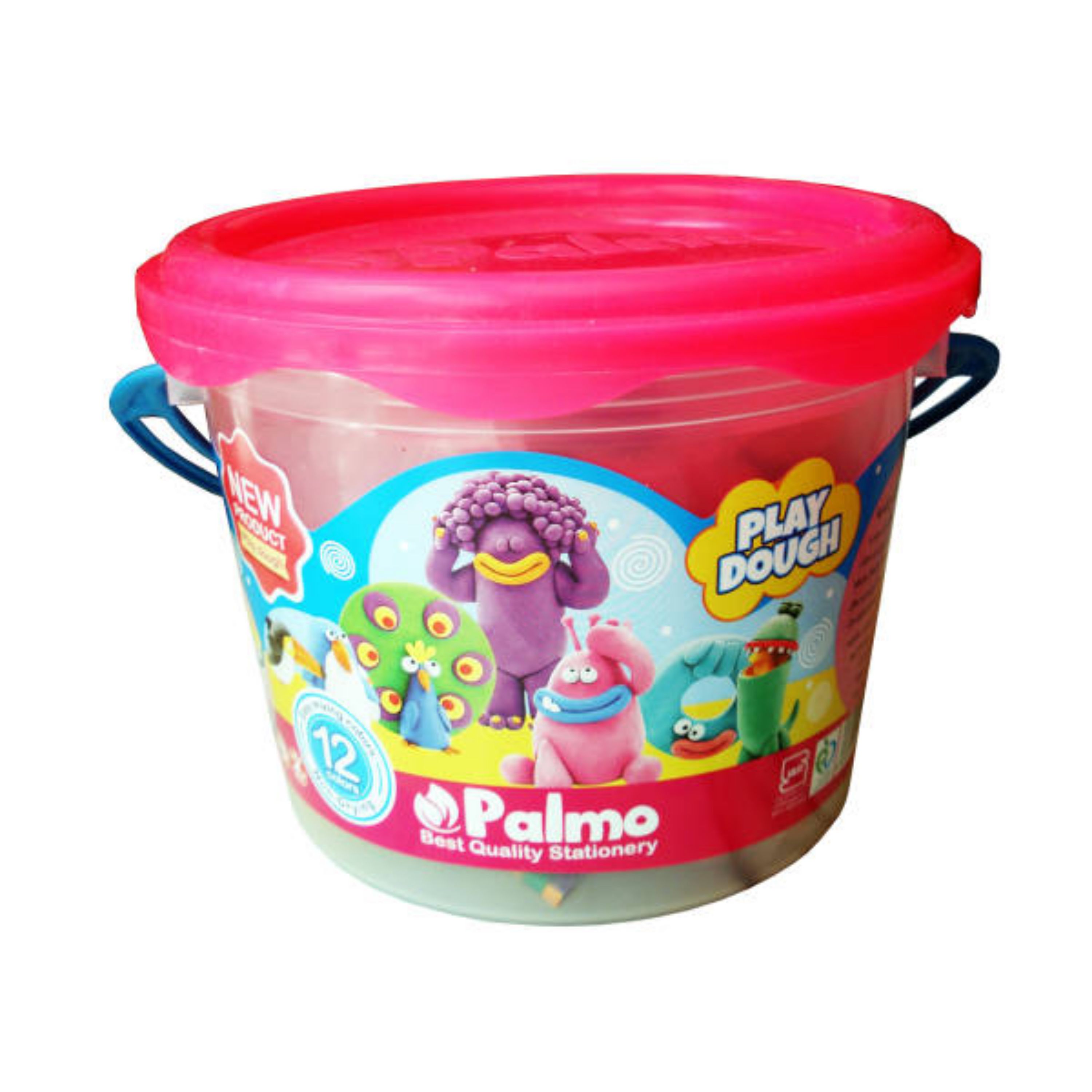 خمیر بازی(12 رنگ پالمو سطلی)