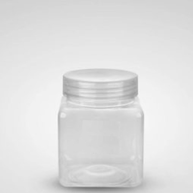 جار پلاستیکی چهارگوش 500 سی سی (کوبیک)