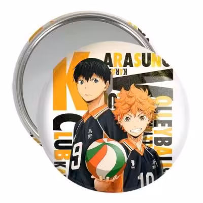 آینه جیبی خندالو مدل انیمه آبشار سرنوشت هایکیو کاگیاما کد 10085