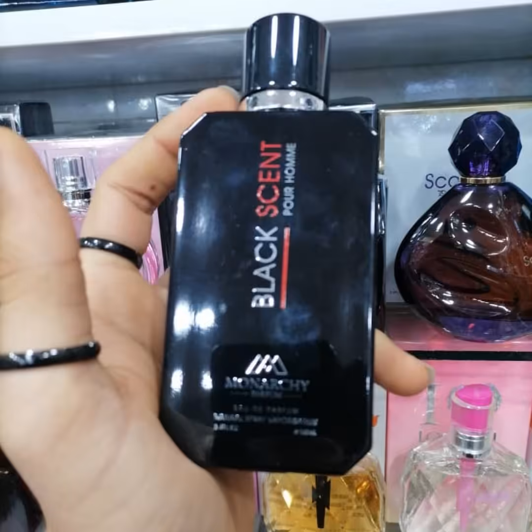 ادو پرفیوم مردانه موناریچی مدل BLACK SCENT حجم 100 میل مشابه ی سیلور سنت