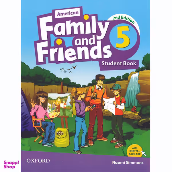 کتاب 5 American Family and Friends اثر Naomi Simmons انتشارات Oxford