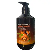 شامپو مو بیورلی مدل روغن اورگان و کافئین حجم 820 میلی لیتر