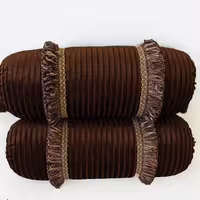 پشتی سنتی مخمل لوله ای ترک جفتی (کاور)