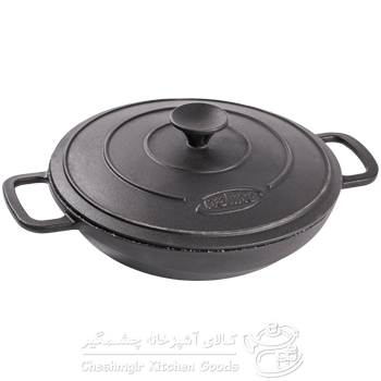 تابه ووک چدن درب دار نالینو سایز 28