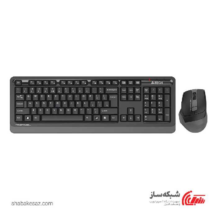 قیمت و خرید کیبورد و ماوس بی سیم ایفورتک A4tech FG1035 - شبکه ساز
