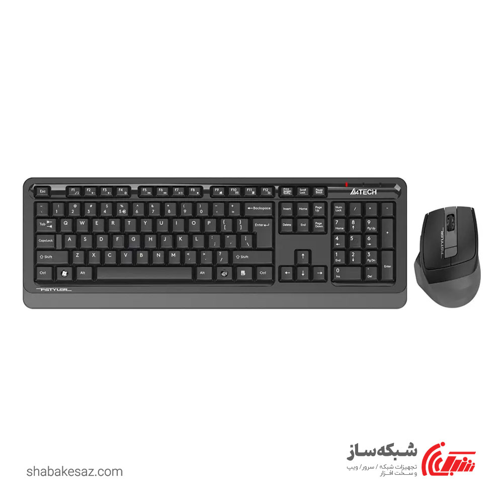 قیمت و خرید کیبورد و ماوس بی سیم ایفورتک A4tech FG1035 - شبکه ساز