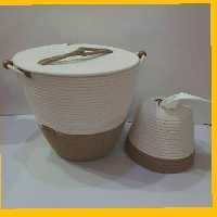 سطل زباله به همراه کاور دستمال کاغذی