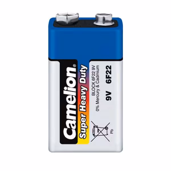 باتری کتابی 9 ولت CamelionCamelion 9V Battery