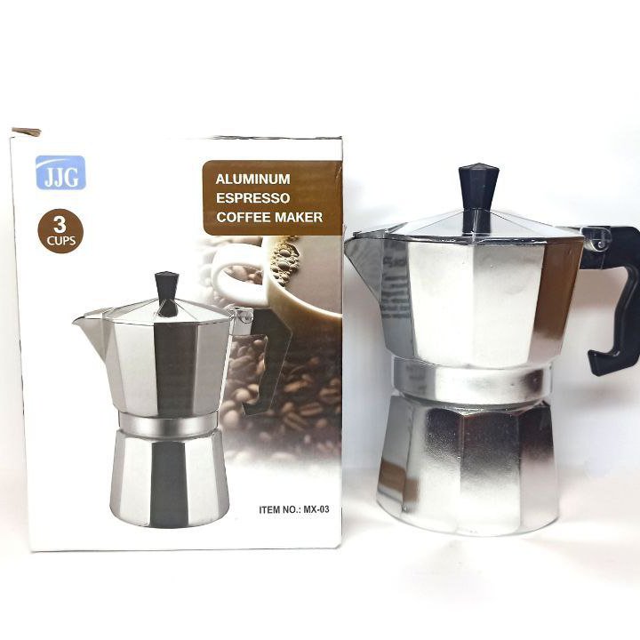 قهوه جوش گازی ظرفیت 3 کاپ استیل