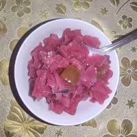 تزشی کلم قرمز خانگی