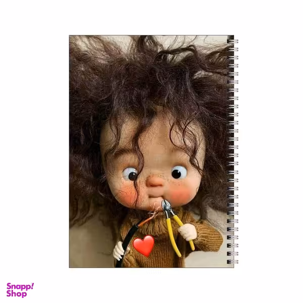 دفتر مشق 80 برگ بامبیلیپ طرح دختر فنی کد 5951817