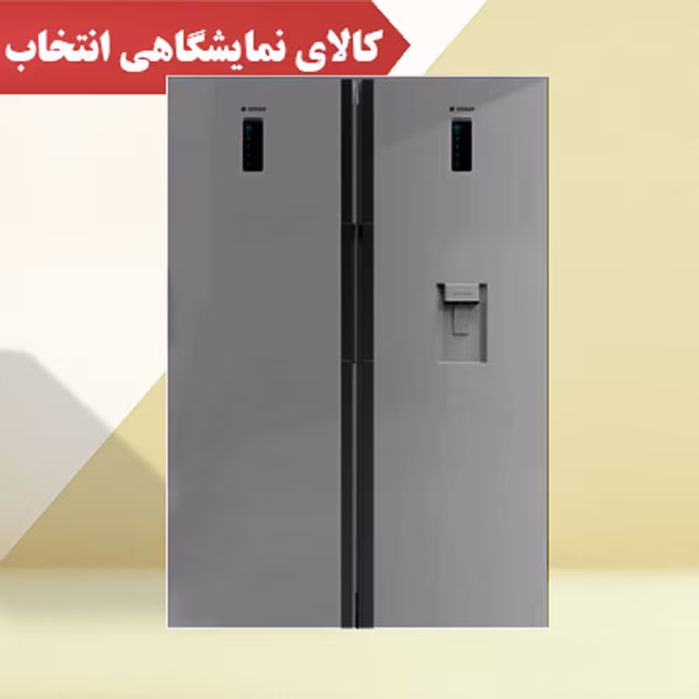 یخچال فریزر دوقلو اسنوا مدل 1193SS سیلور کالای نمایشگاهی