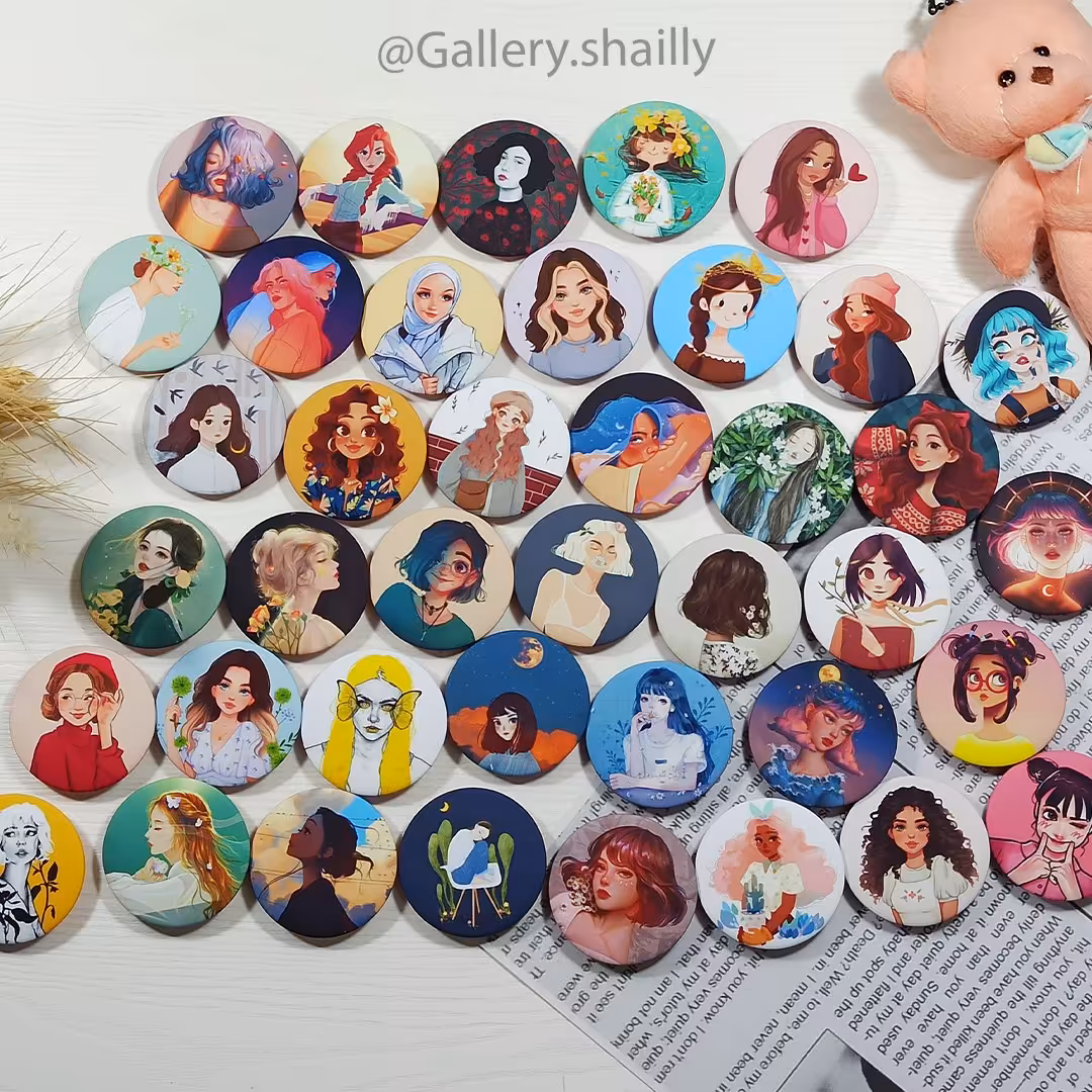 پک 6 عددی پیکسل طرح دخترانه