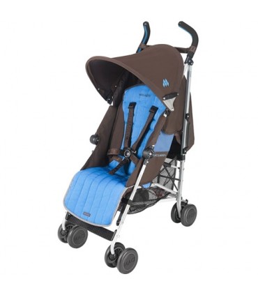 کالسکه عصایی مک لارن مدل Quest Sport رنگ قهوه ای آبی برند Maclaren