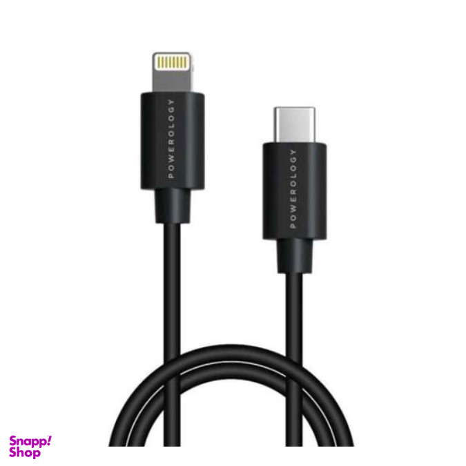 کابل شارژ تایپ سی به لایتنینگ پاورولوژی مدل P025 Bvlwh