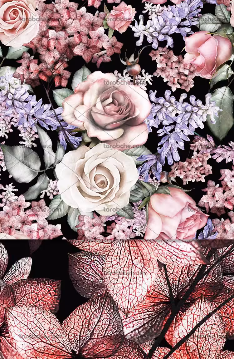 پس زمنیه و بکگراند گلدار آبرنگ | گرافیک با طعم تربچه