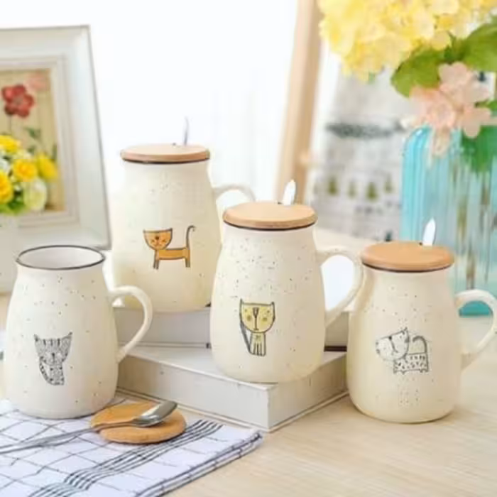 لیوان ماگ گربه خنگ