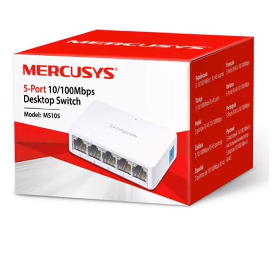 سوئیچ 5 پورت صد MERCUSYS با گارانتی.پس کرایه