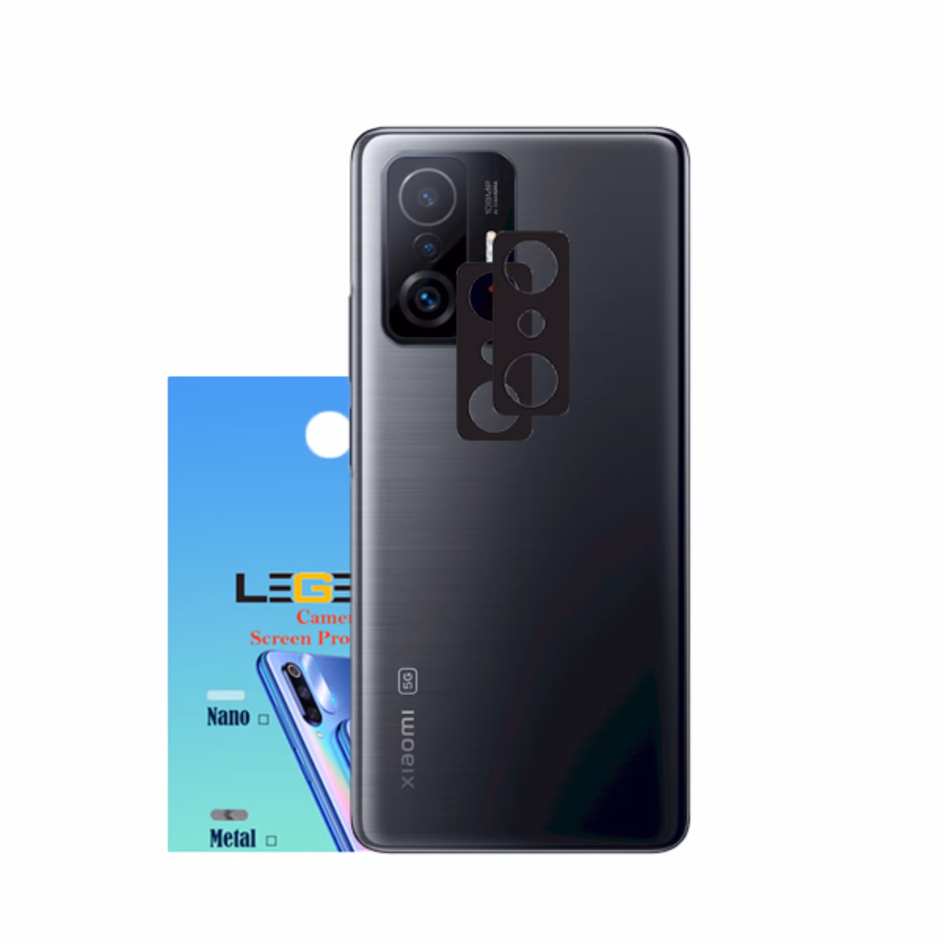 محافظ لنز دوربین  مدل لجند  مناسب موبایل شیائومی Mi 11T Pro بسته 2 عددی