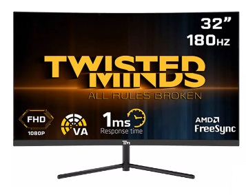 مانیتور 32 اینچ گیمینگ خمیده تویستد مایندز مدل TM32CFHD180VA