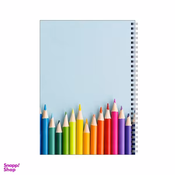 دفتر مشق 50 برگ بامبیلیپ طرح صف مدادرنگی ها کد 5485371