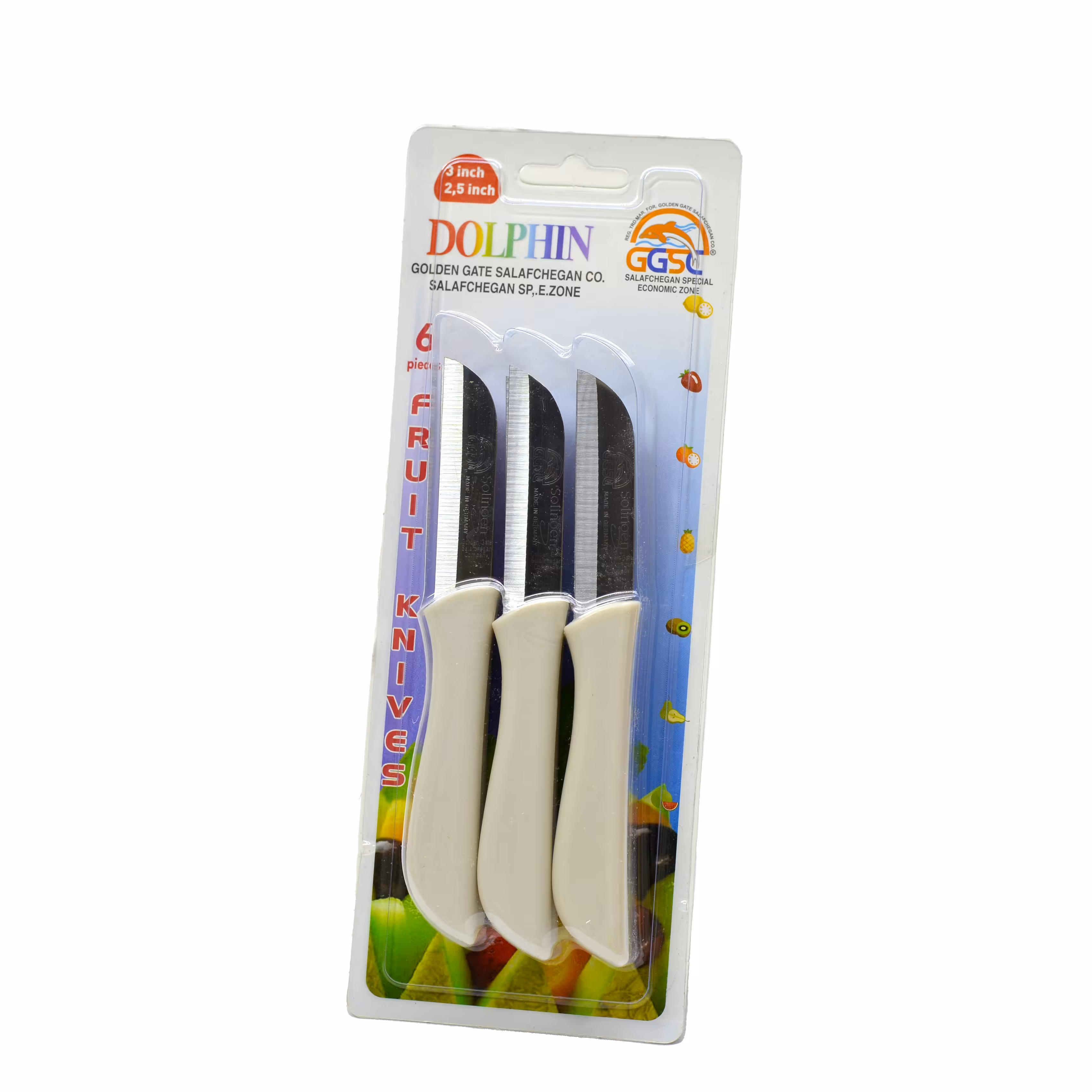 چاقو میوه خوری دلفین 6 بسته 