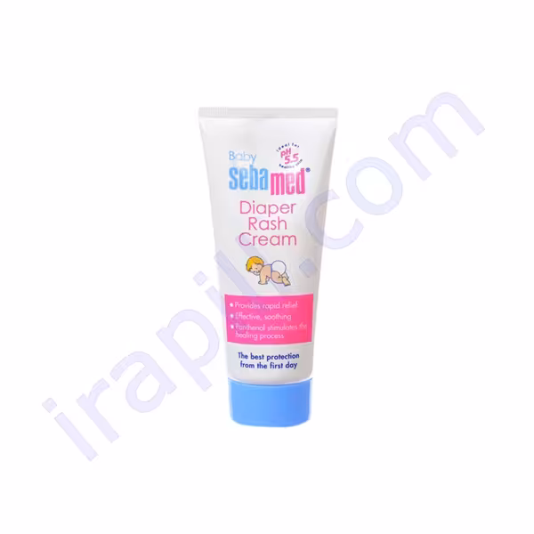 کرم ادرار سوختگی پای کودک سبامد مناسب پوست حساس 100 میلی لیتر