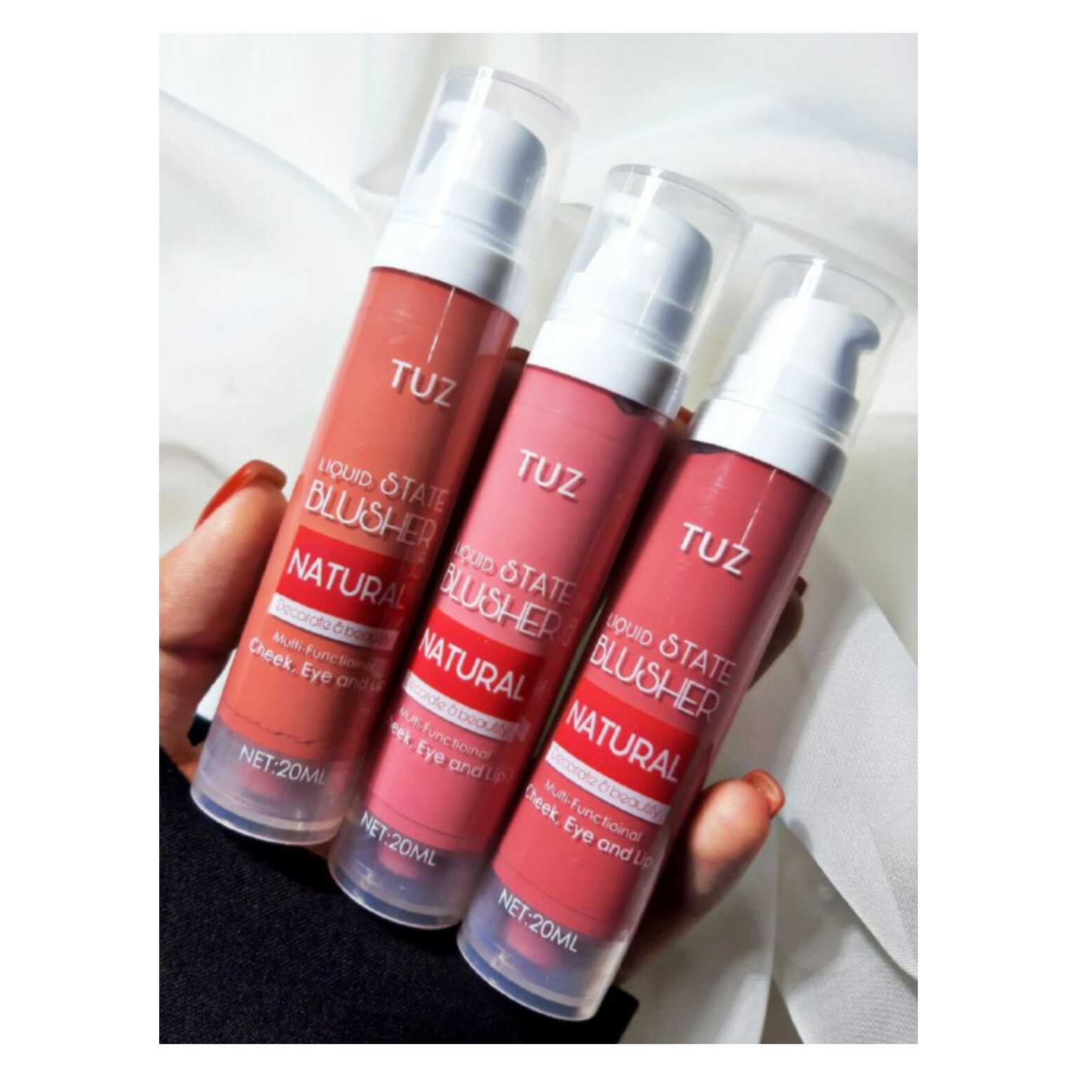 رژگونه مایع اورجینال TUZ  حجم  20 میلی لیتر  شماره 4