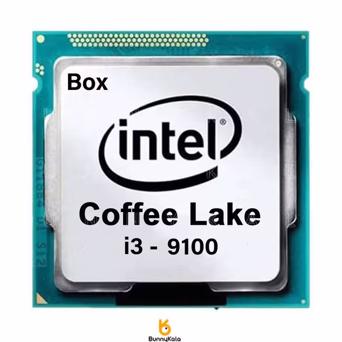 پردازنده مرکزی اینتل سری Coffee Lake مدل Core i3 9100 باکس