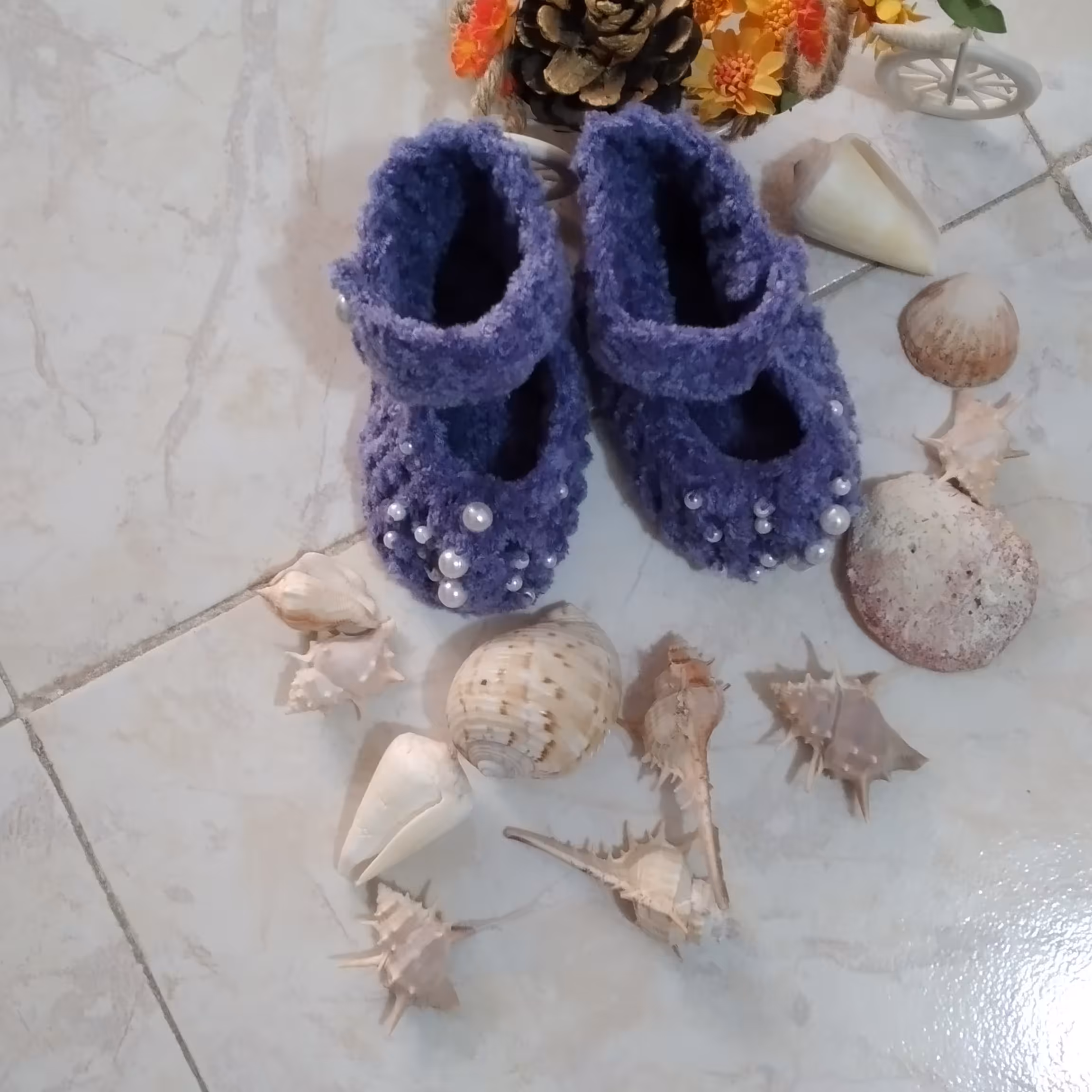 پاپوش دست بافت در سایز ومدل های مختلف 