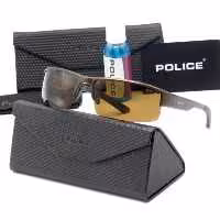 عینک آفتابی آلومنیومی مردانه پلیس UV400 دسته فنر POLICE