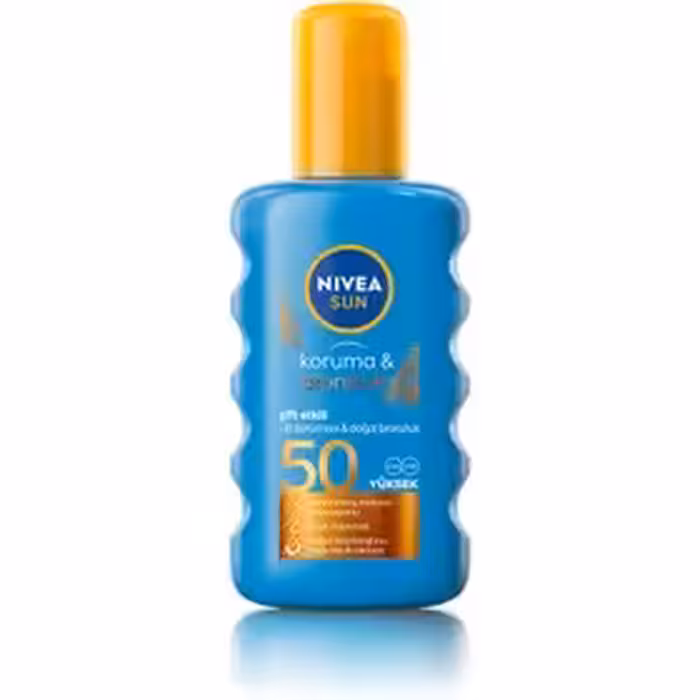 اسپری ضد آفتاب  کودک بدون رنگ نیوآ SPF 50 مدل koruma ‌مناسب برای انواع پوست حجم 200 میل