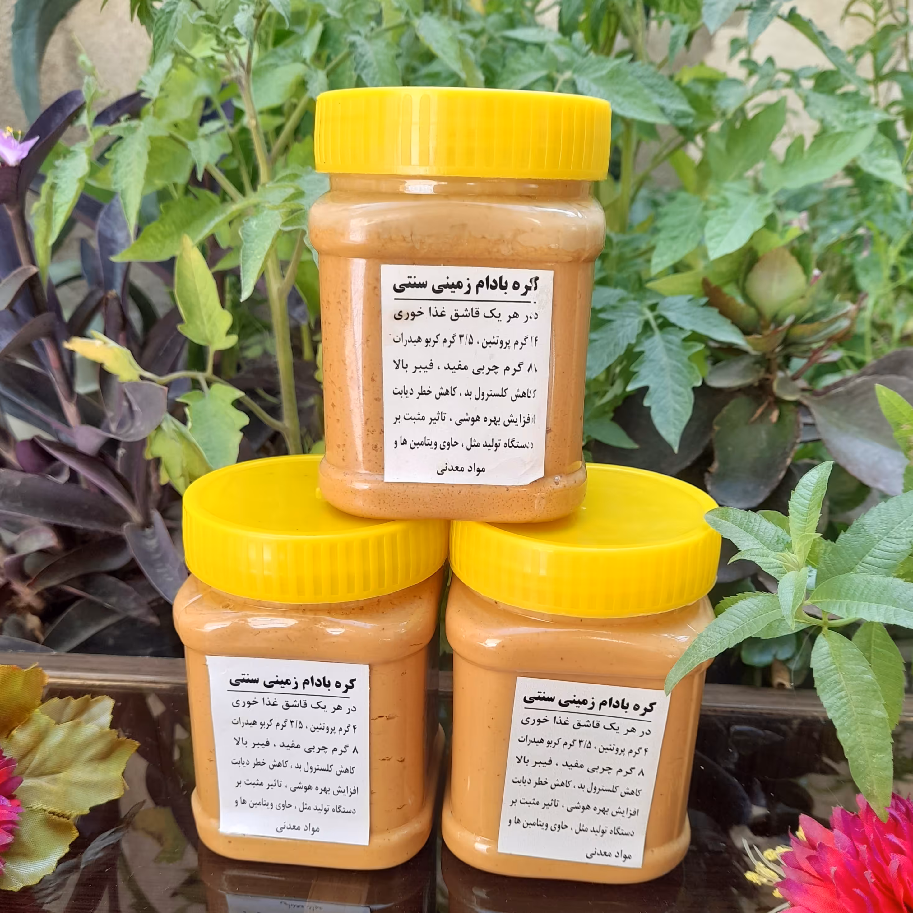 کره بادام زمینی سنتی ارگانیک(450)گرم