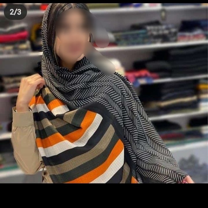 شال نخی منگوله دار
