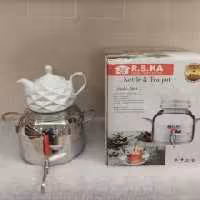 کتری و قوری شیردار استیل آر اس کا RSK