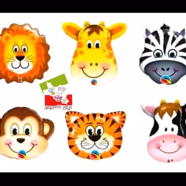 بادکنک فویلی سر حیوانات