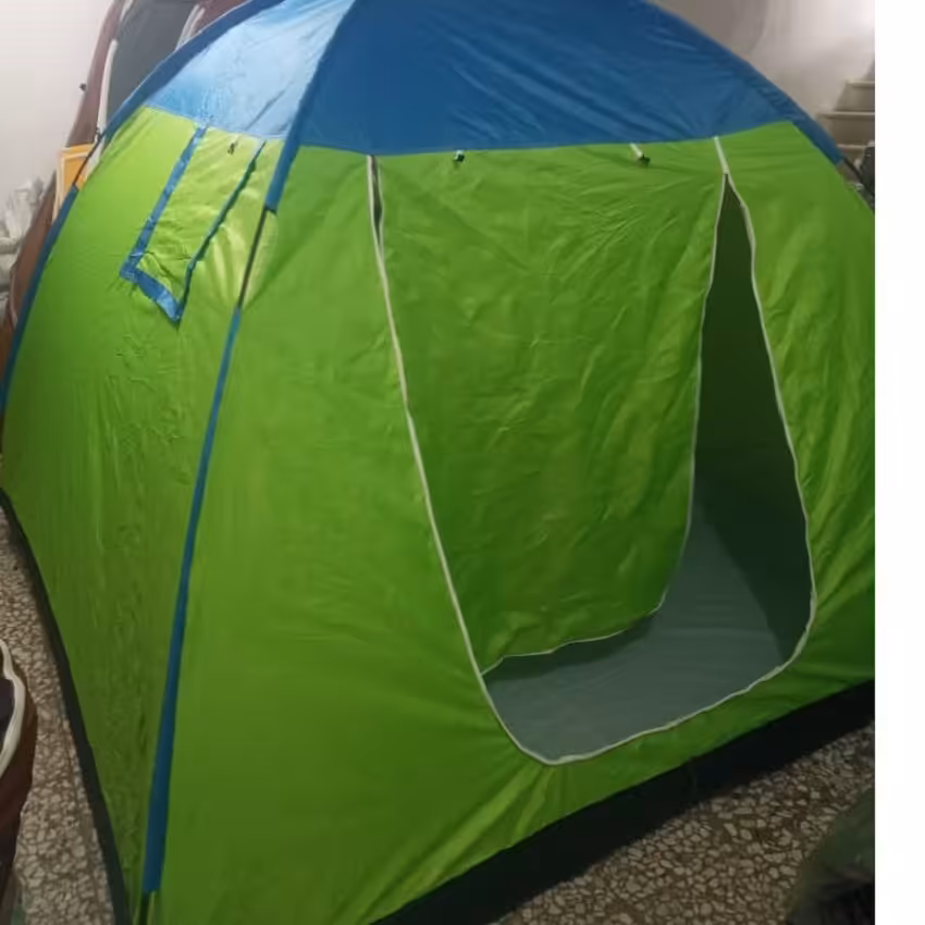 چادر 6 نفره  عصایی یا میله ای مخصوص کوهنوردی و یا مسافرت ( کاملا ضد آب و مخصوص 3 تا 4 نفر خواب )
