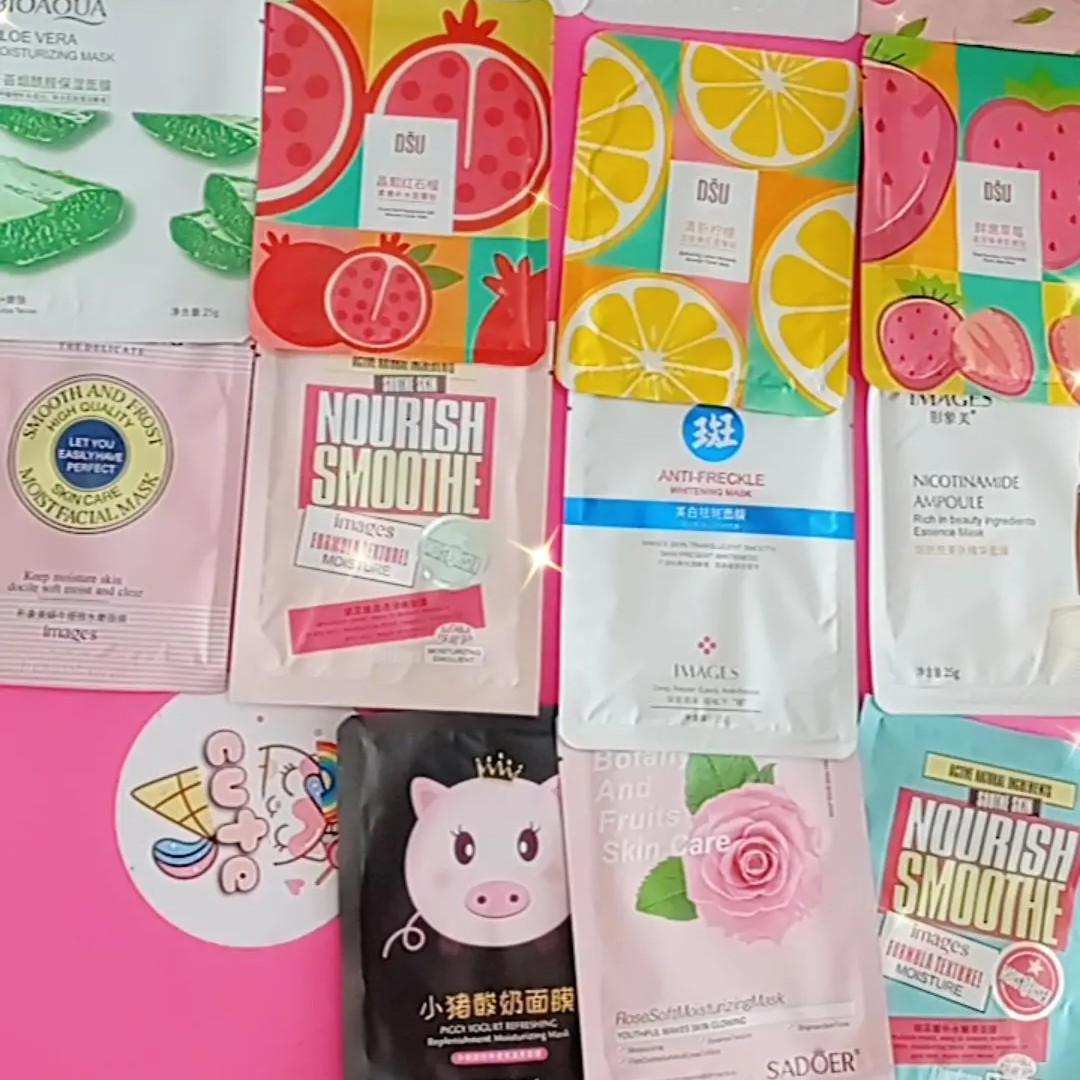 ماسک صورت.ماسک ورقه ای صورت. ماسک ورقه ای.