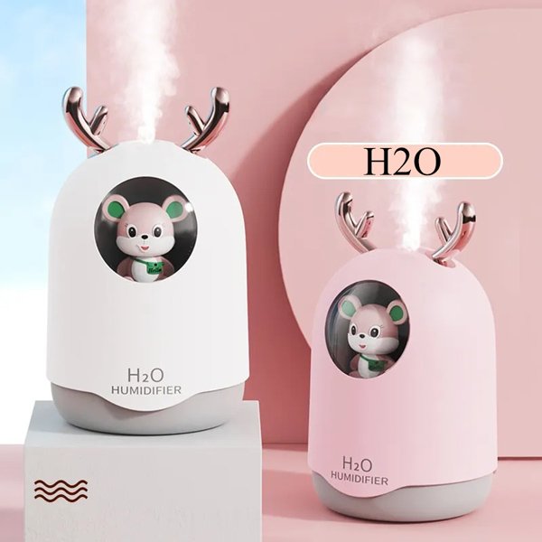 دستگاه بخور  فانتزی ال ای دی دار طرح موش