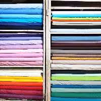 پارچه تترون رنگی  درجه یک عرض 150سانتیمتر 